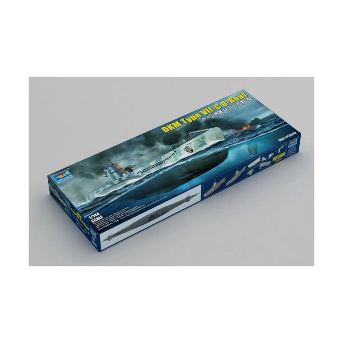 DKM Navy Type VII-C U-Boat, 1/144 - Trumpeter 05912