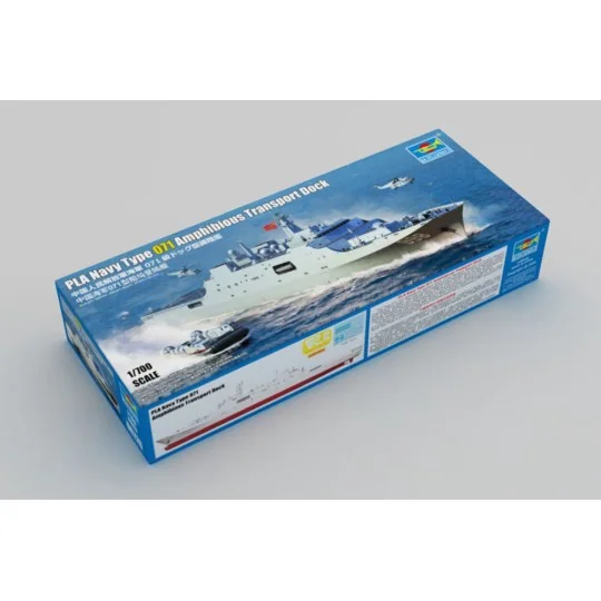 PLA Navy Type 071 Amphibious Transport Dock, 1/700 - Trumpeter 06726