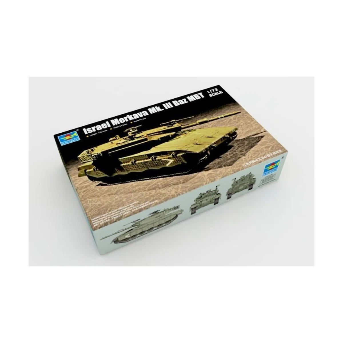 Israel Merkava Mk. III Baz MBT, 1/72 - Trumpeter 07104