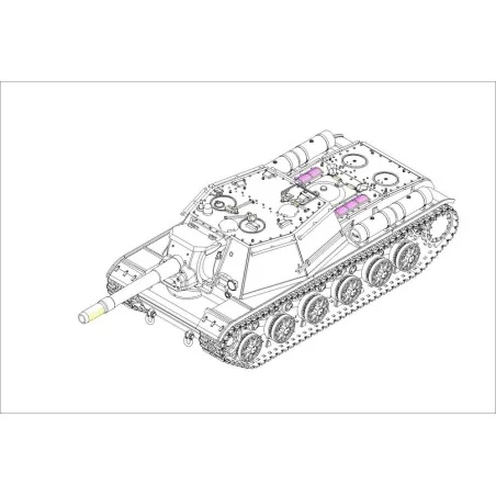 Soviet SU-152 Self-propelled Heavy Howitzer - Late, 1/72 - Trumpete...