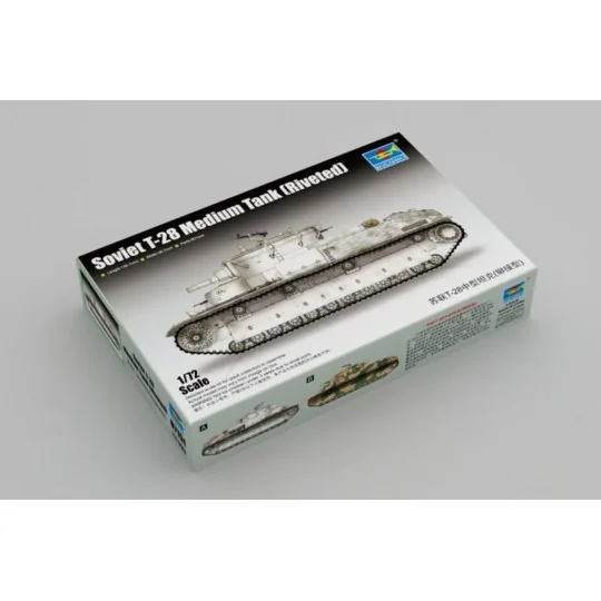 Soviet T-28 Medium Tank (Riveted), 1/72 - Trumpeter 07151
