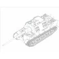 German JagdTiger with 128mm pal 44L-61, 1/72 - Trumpeter 07165