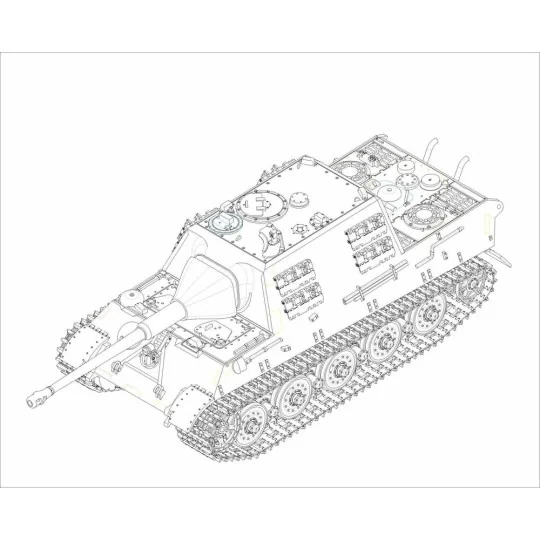 German JagdTiger with 88mm /L71, 1/72 - Trumpeter 07166
