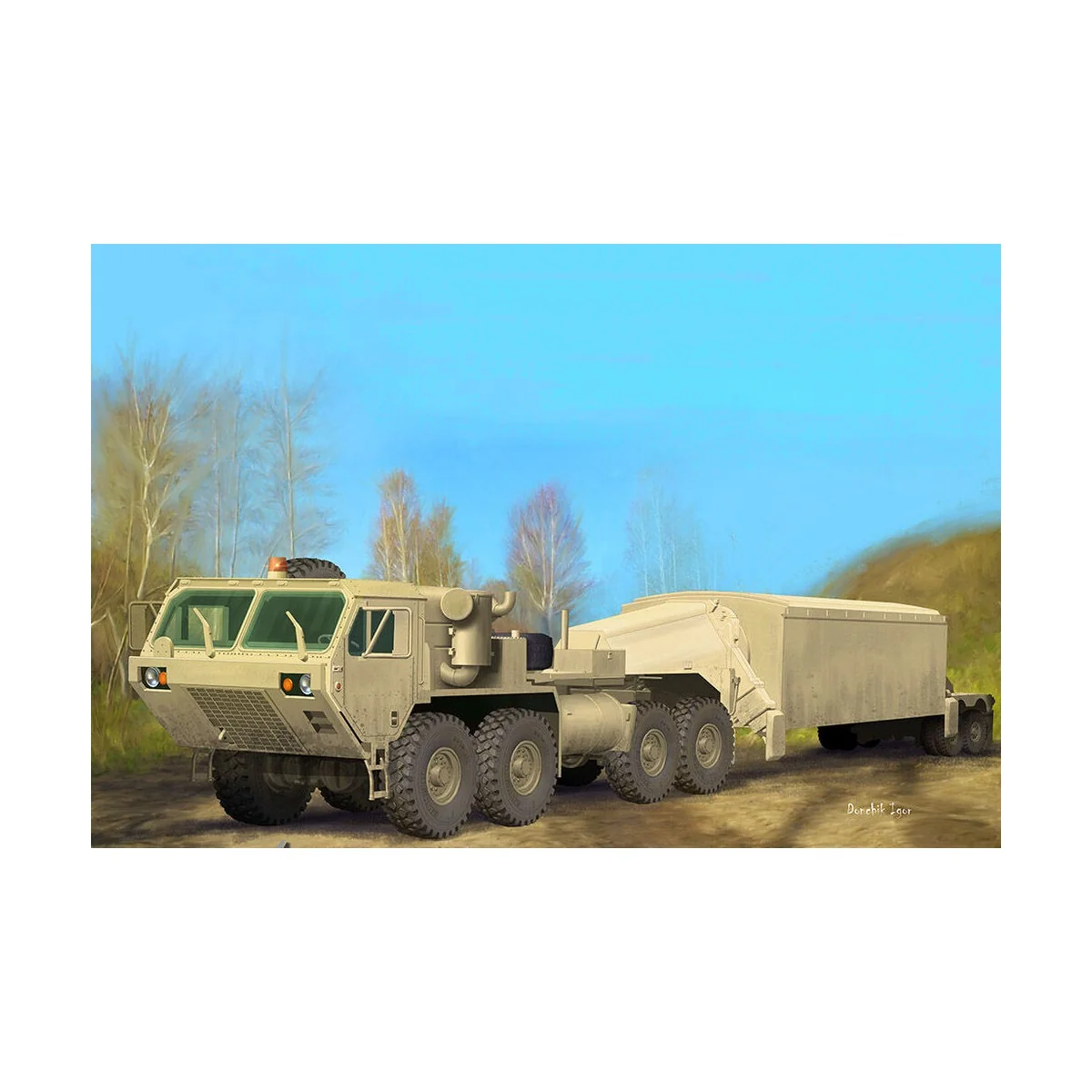 M983 Tractor with AN/TPY-2 X Band Radar, 1/72 - Trumpeter 07177