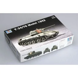 Soviet T-34/76 Model 1943, 1/72 - Trumpeter 07208 2