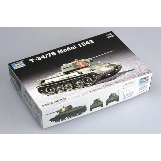 Soviet T-34/76 Model 1943, 1/72 - Trumpeter 07208