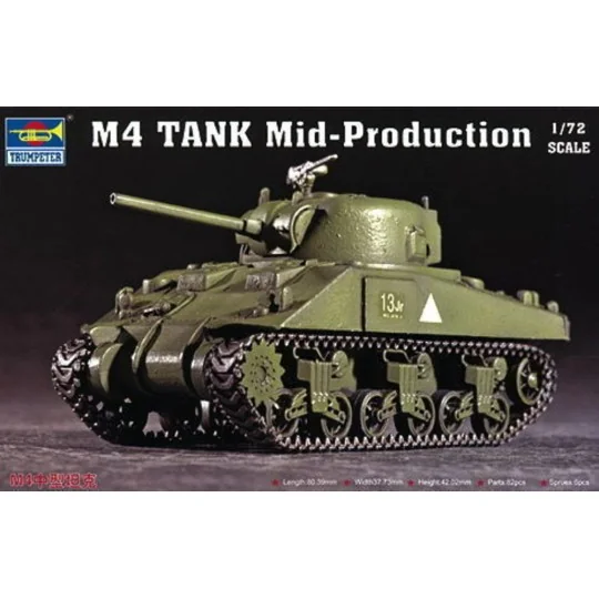 M4 (Mid) Tank, 1/72 - Trumpeter 07223