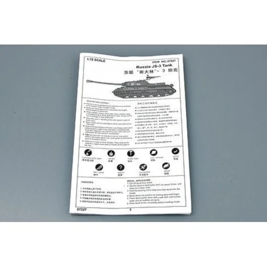 Russian JS-3 Tank, 1/72 - Trumpeter 07227