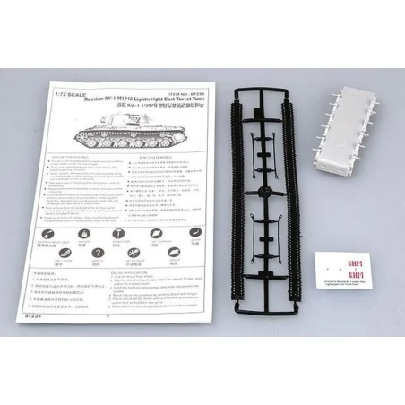 Russian KV-1 M1942 Lightweight Cast Tank, 1/72 - Trumpeter 07233