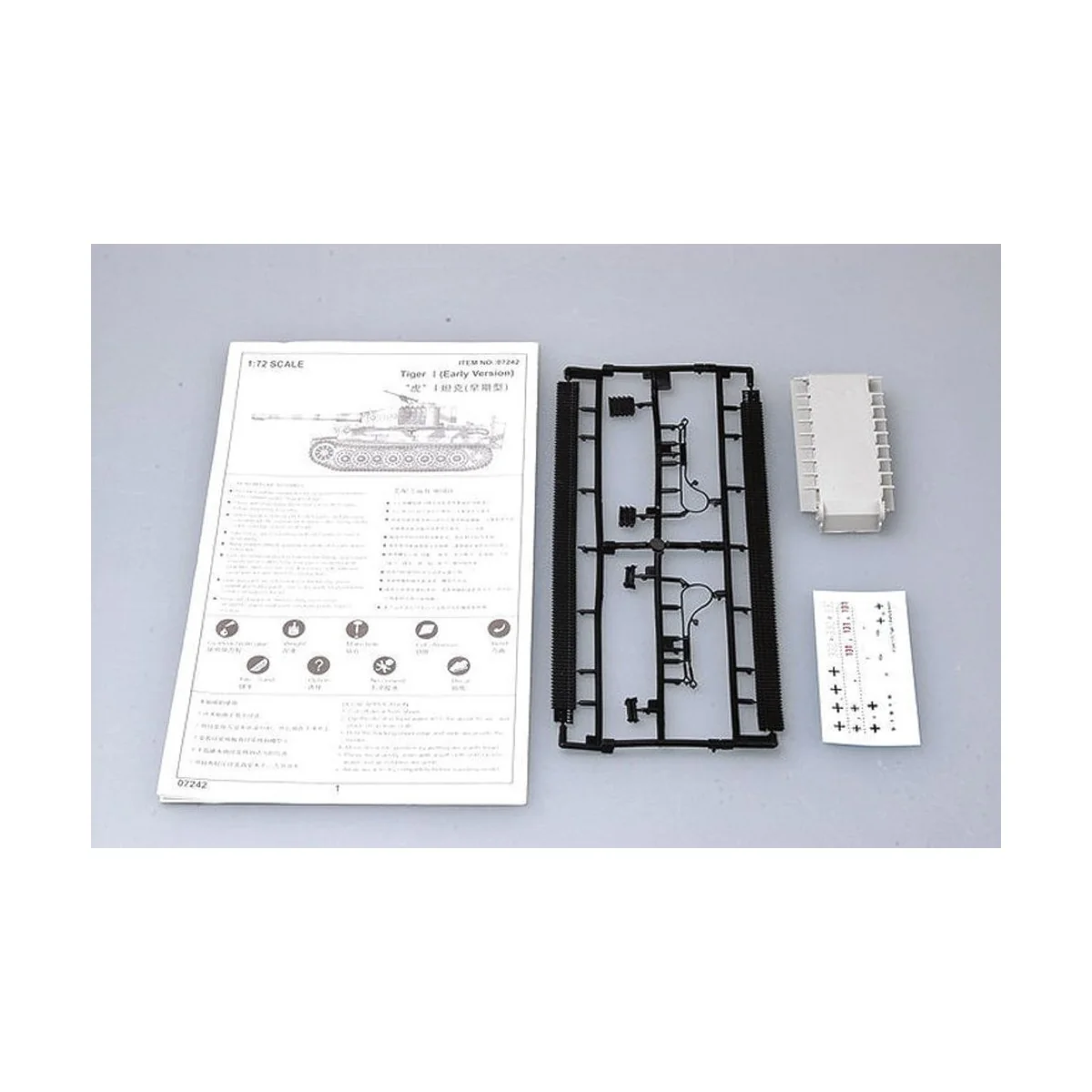 Tiger 1 Tank (Early), 1/72 - Trumpeter 07242