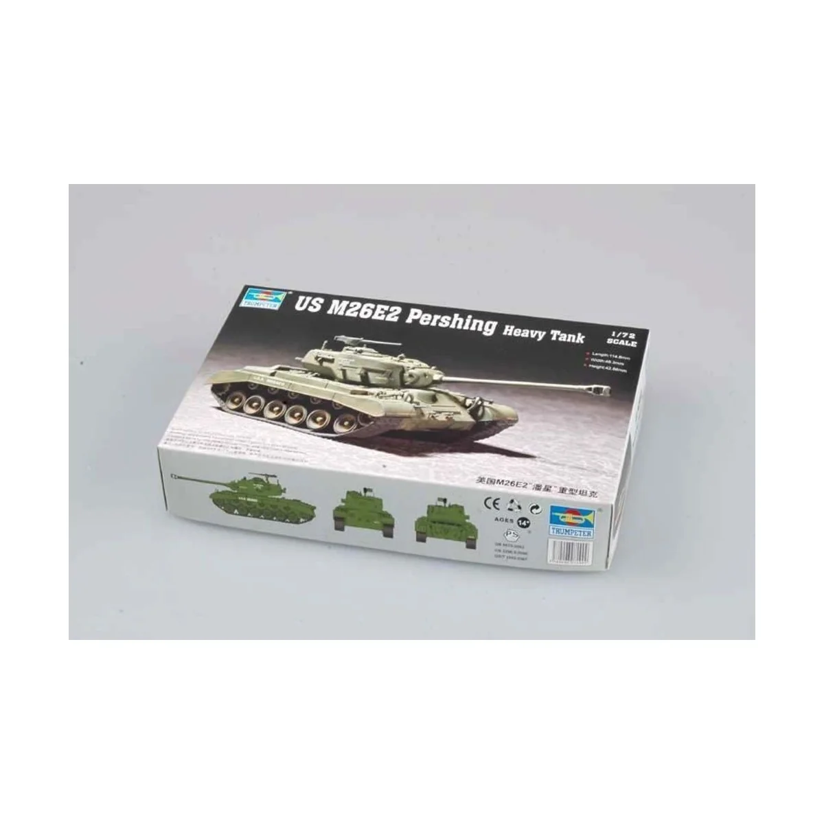 US M26E2 Pershing Heavy Tank, 1/72 - Trumpeter 07299