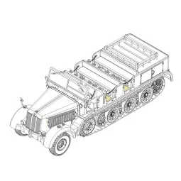 Sd.Kfz.8 Schwerer Zugkraftwagen 12t, 1/72 - Trumpeter 07403 2