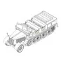 Sd.Kfz.8 Schwerer Zugkraftwagen 12t, 1/72 - Trumpeter 07403
