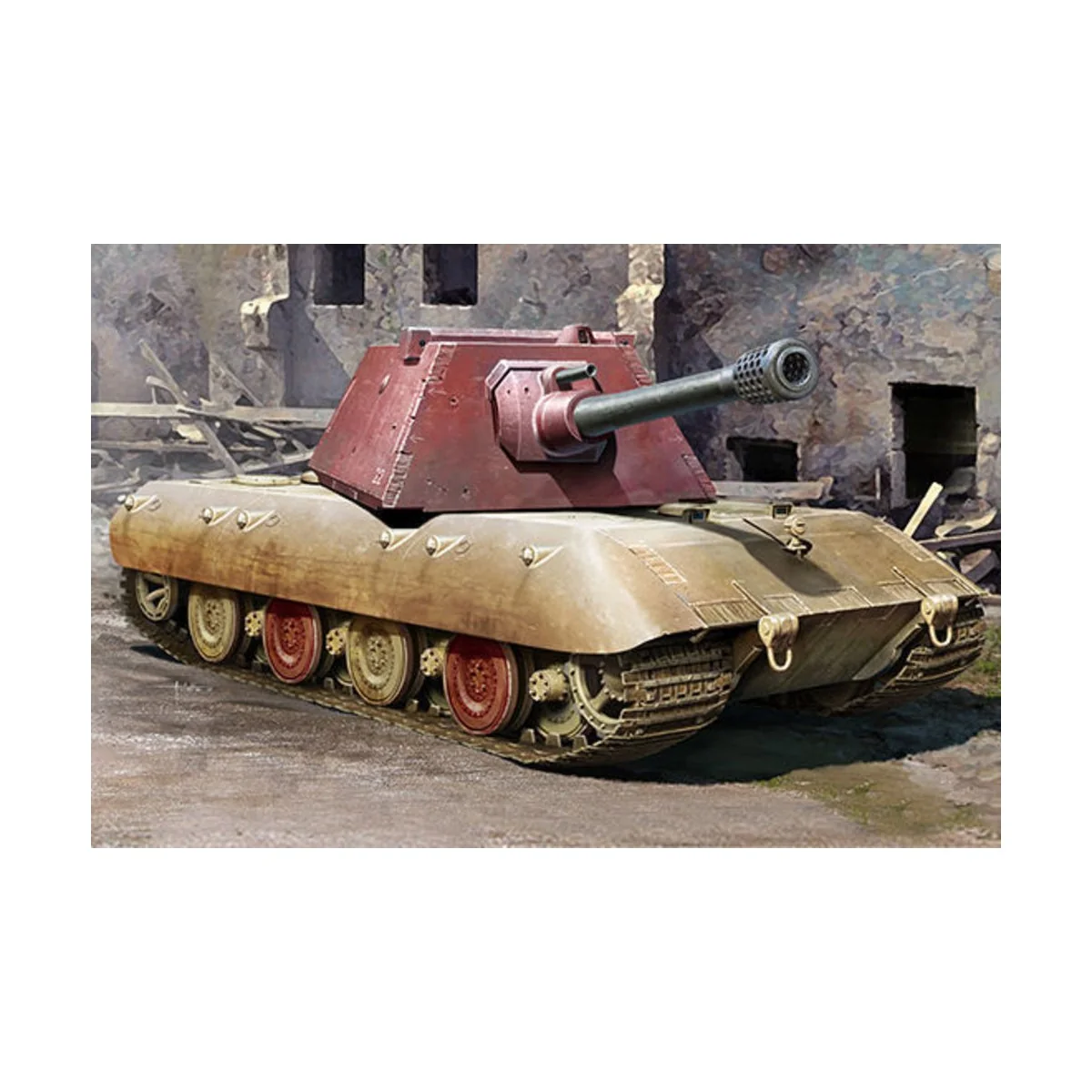 E-100 Heavy Tank -Krupp Turret, 1/35 - Trumpeter 09543