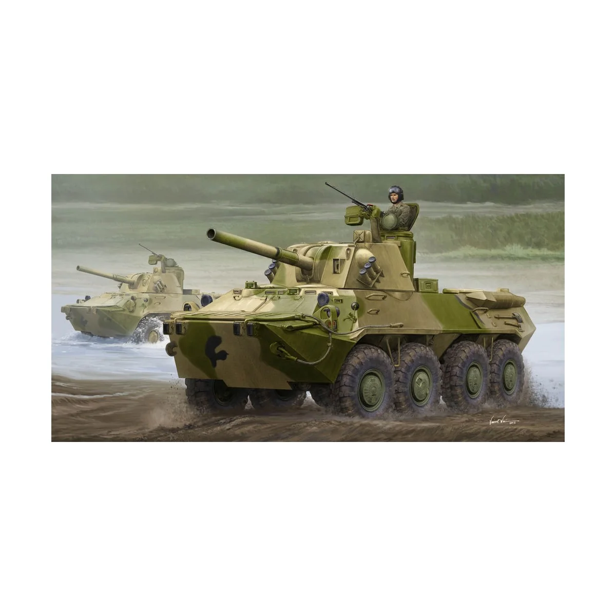 2S23 Self-propelled Howitzer, 1/35 - Trumpeter 09559