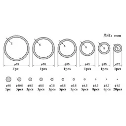 Plastic Circle Board C-set-0, 3 mm - Master Tools 09948 2