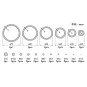 Plastic Circle Board C-set-0, 3 mm - Master Tools 09948
