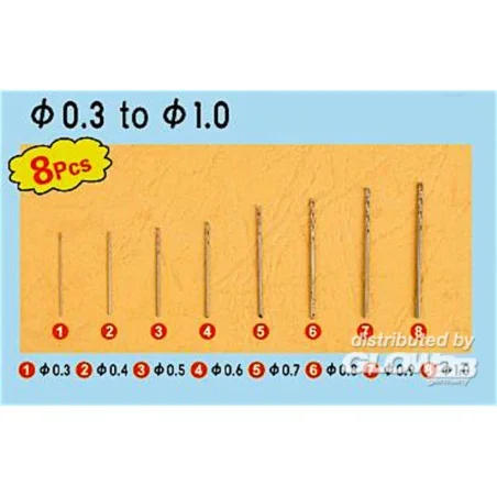 Twist Drilling Auger Bit set 1 (0, 3-1, 0) - Master Tools 09954