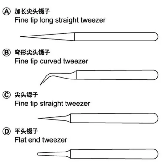 Tweezers set - Master Tools 09957