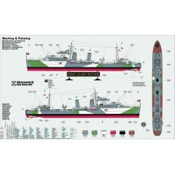 HMS Harvester, 1/500 - Mistercraft S-98 2