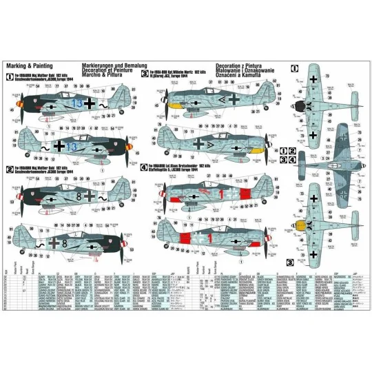 Fw-190A8R8 Sturmbock, 1/72 - Mistercraft C-06