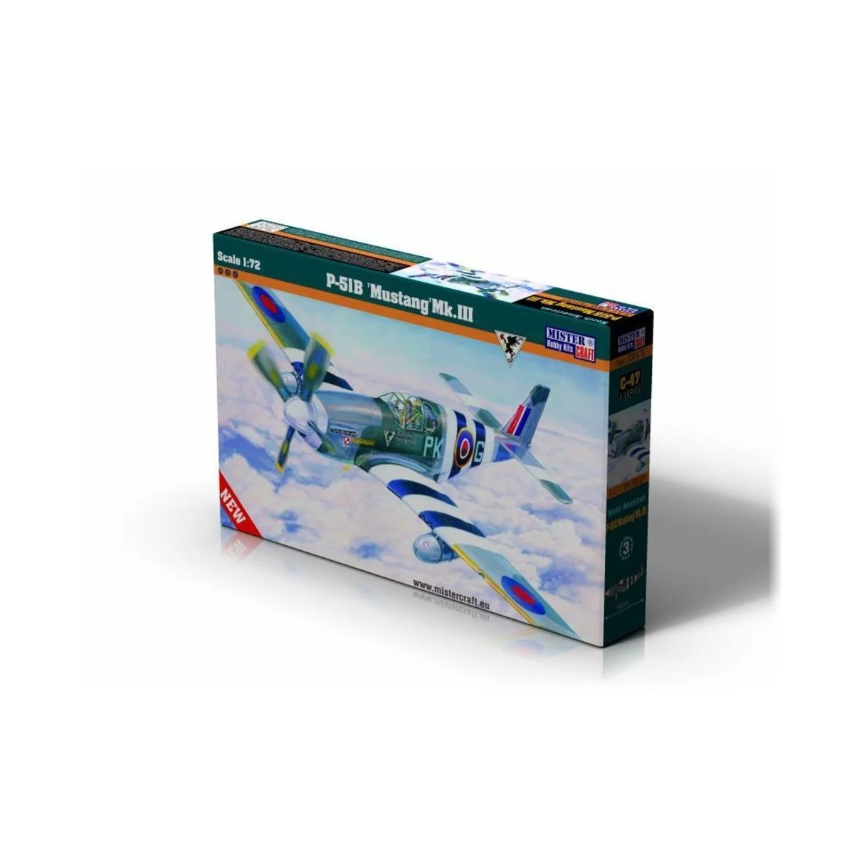 P-51B Mustang MK.III, 1/72 - Mistercraft C-47