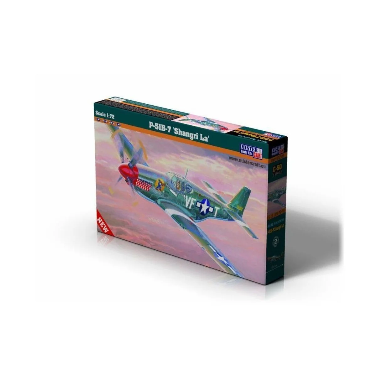 P-51 B-7 Shangri LA, 1/72 - Mistercraft C-50