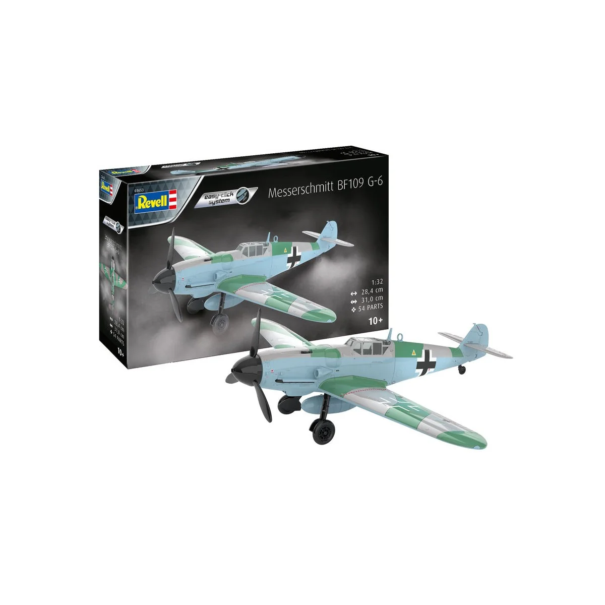 Messerschmitt Bf109G-6 easy-click-system - Revell 3653