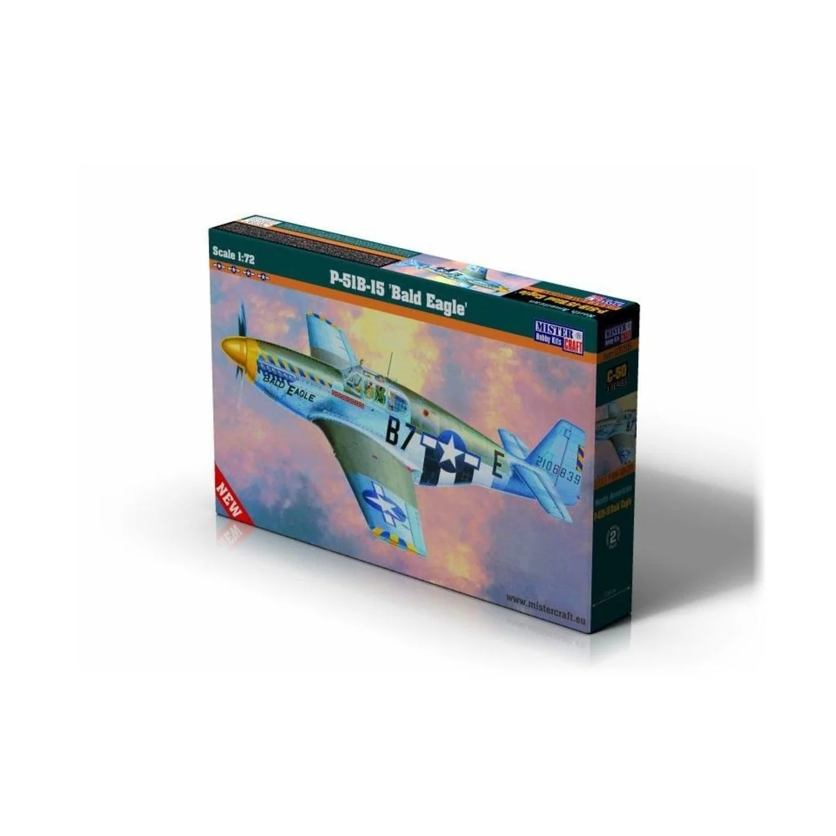 P-51 B-15 Bald Eagle, 1/72 - Mistercraft C-54