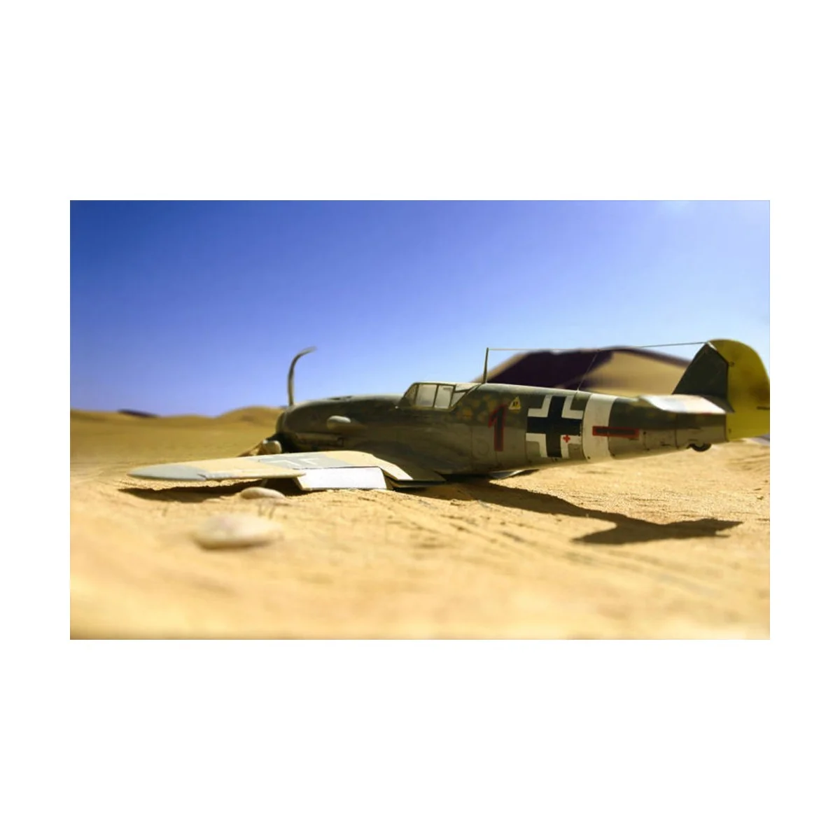 BF-109G-4/trop Shiess, 1/72 - Mistercraft C-88