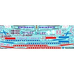 Se-210 Caravelle Swissair, 1/144 - Mistercraft D-48 2