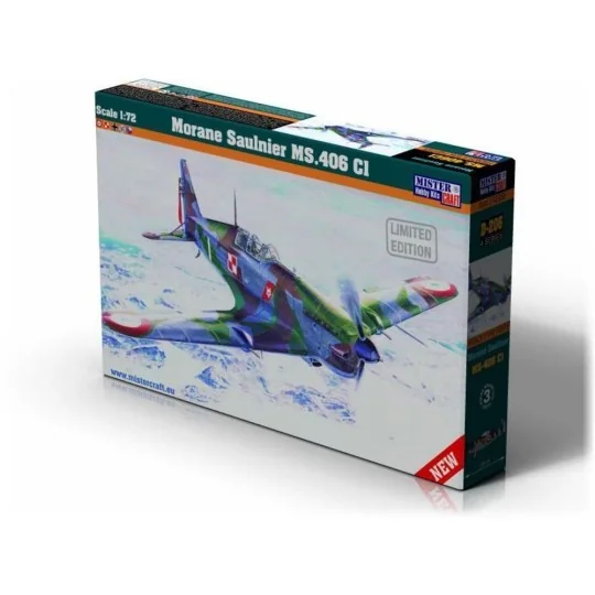 Morane Saulnier MS.406 CI, 1/72 - Mistercraft D-206