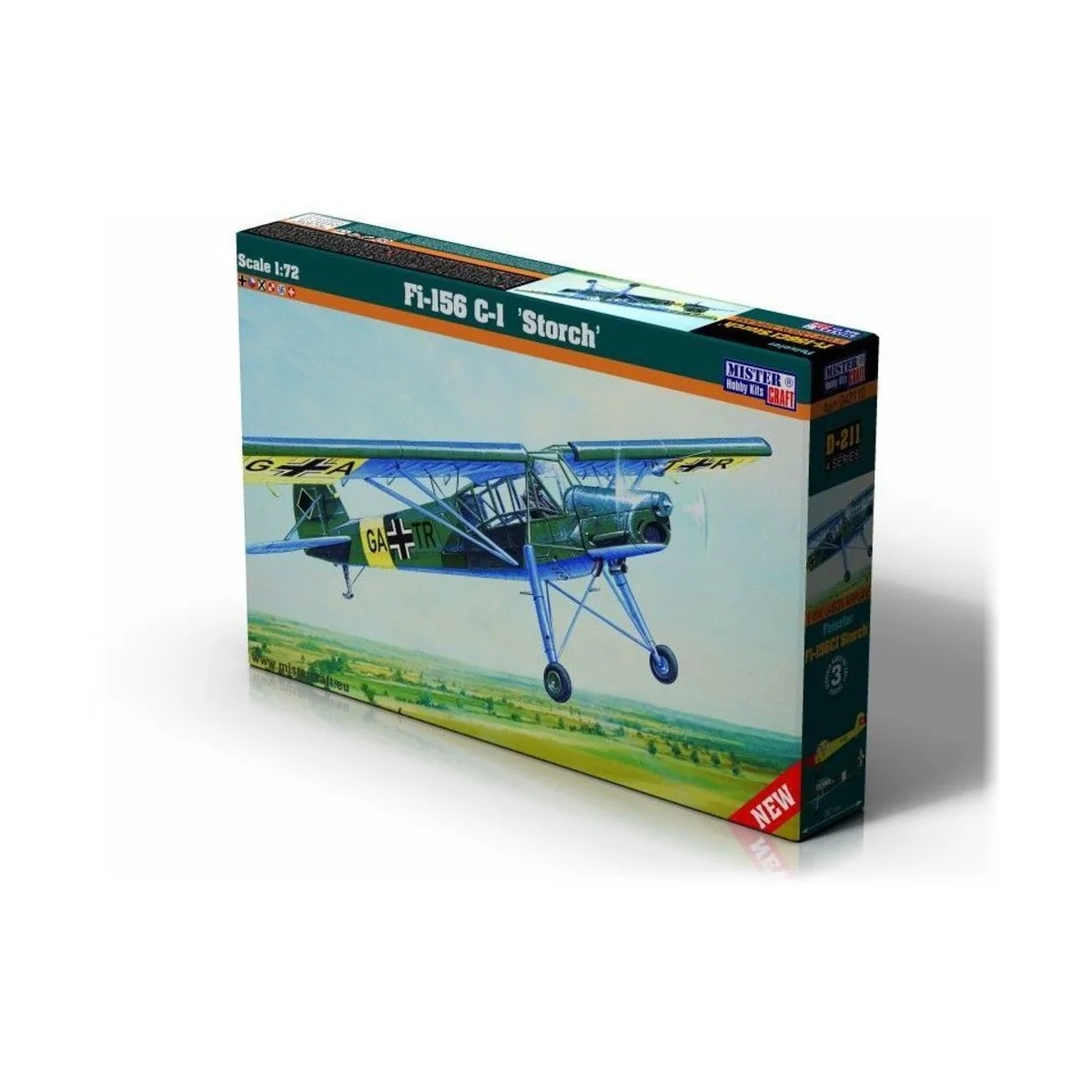 Fi-156 C-1 Storch, 1/72 - Mistercraft D-211