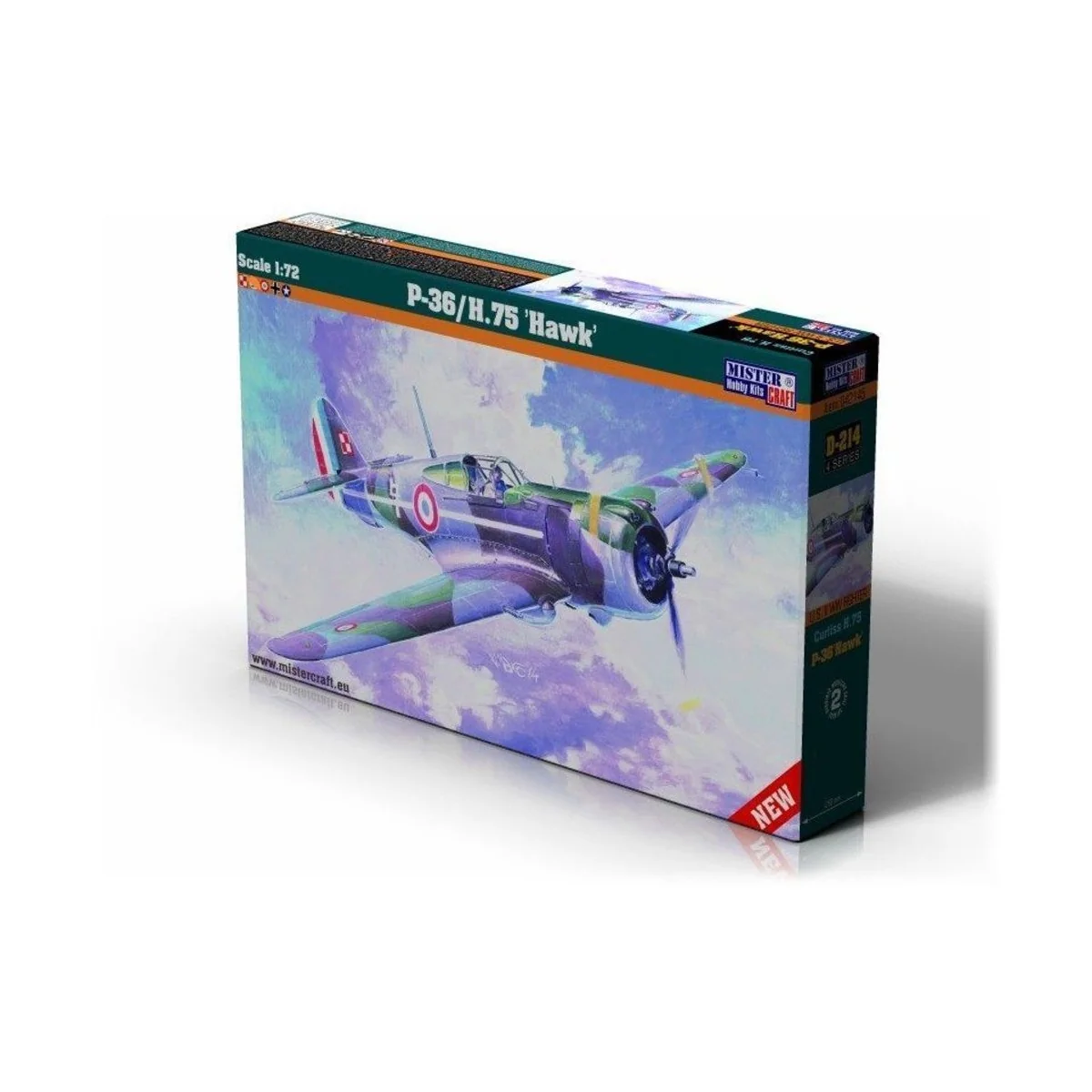 P-36/H.75 Hawk, 1/72 - Mistercraft D-214