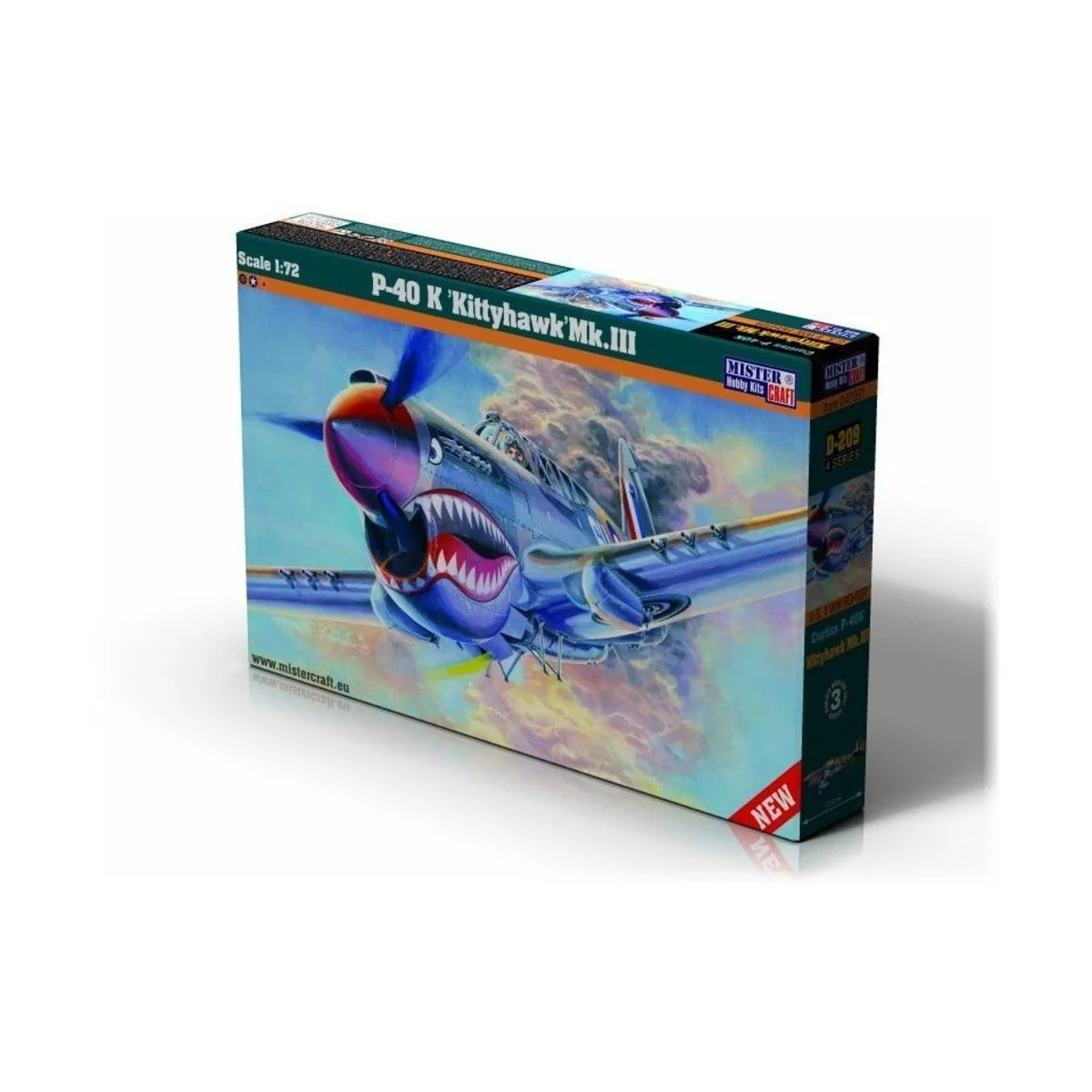 P-40 K Kittyhawk Mk.III, 1/72 - Mistercraft D-220