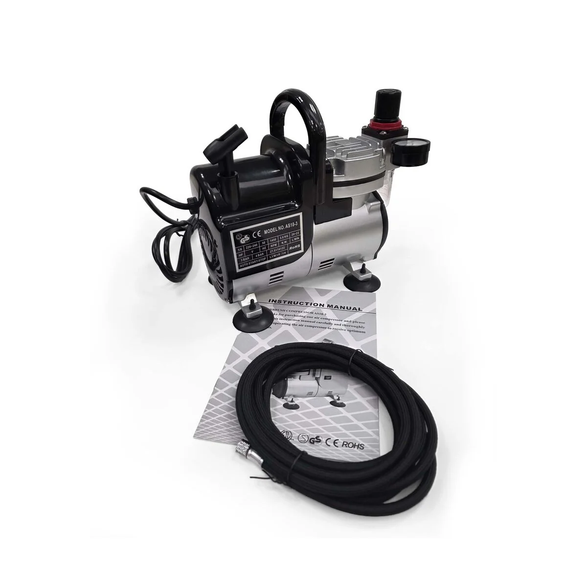 Compressor AS183 (1/6hp) 2023 lpm - Vallejo F160019