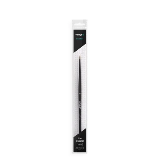Natural Hair Round Brush No. 0 - Vallejo B01000