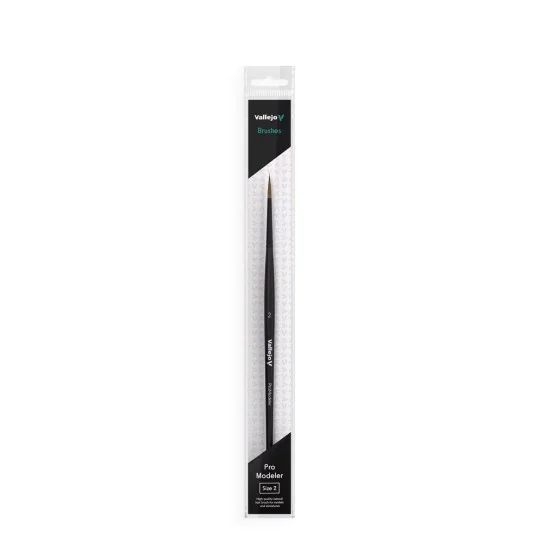 Natural Hair Round Brush No. 2 - Vallejo B01002