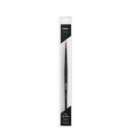Natural Hair Round Brush No. 4 - Vallejo B01004