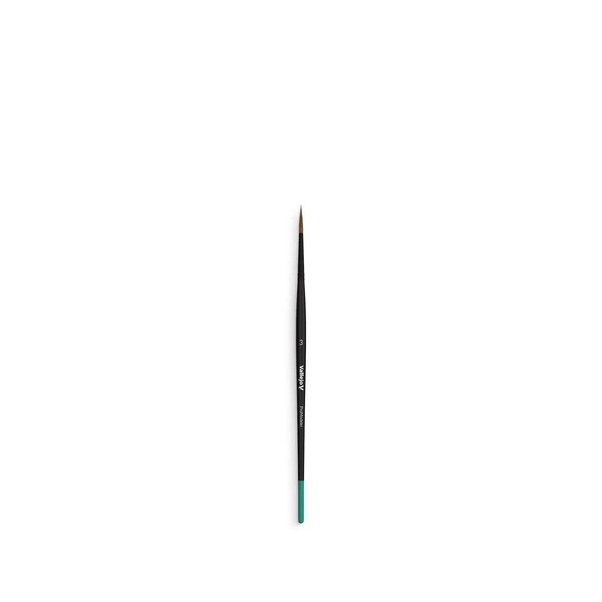 Natural Hair Round Brush No. 3 - Vallejo B01003