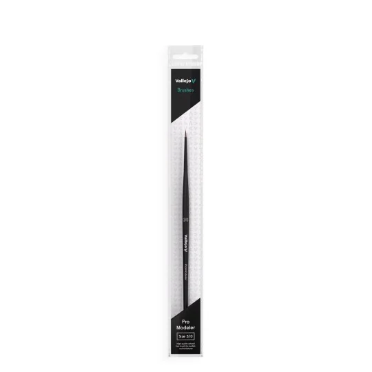 Natural Hair Round Brush No. 3/0 - Vallejo B01030