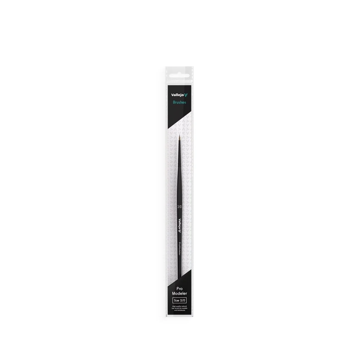 Natural Hair Round Brush No. 3/0 - Vallejo B01030