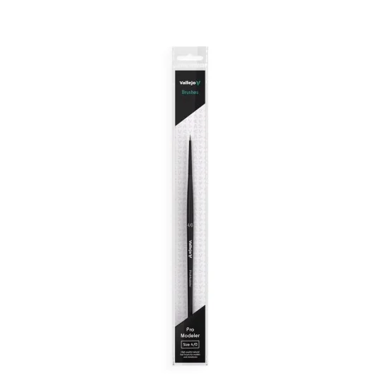 Natural Hair Round Brush No. 4/0 - Vallejo B01040