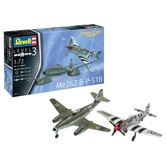 Combat Set Me262 & P-51B - Revell 03711