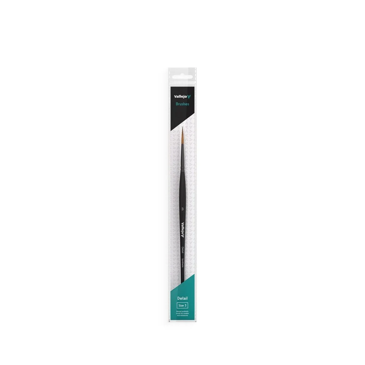Round Synthetic Brush No. 3 - Vallejo B02003