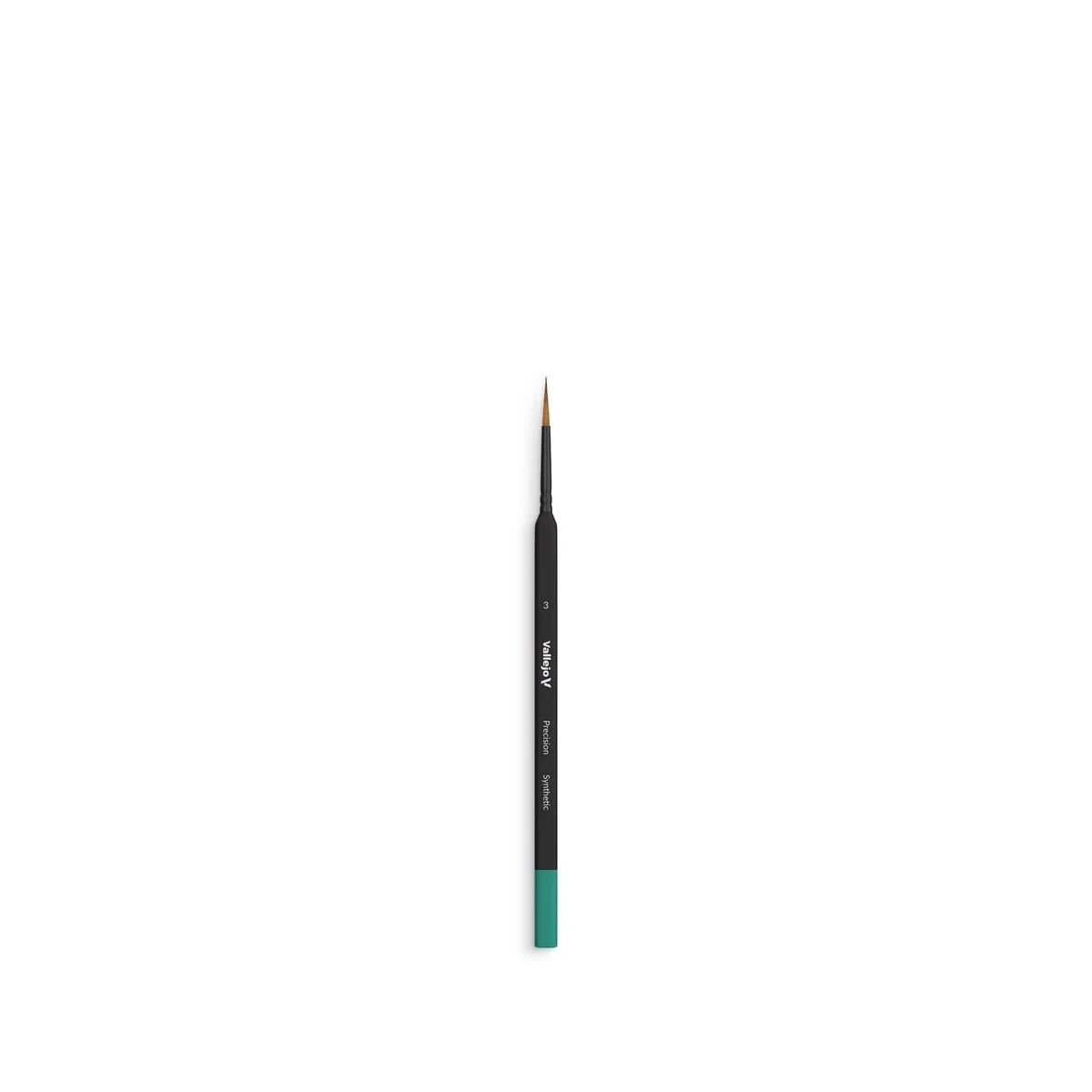 Round Synthetic Brush, Triangular Handle No. 3 - Vallejo B03003