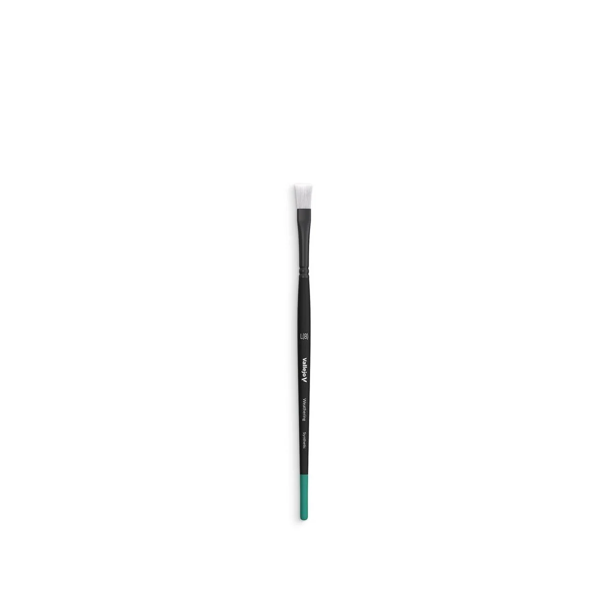 Weathering Flat Synthetic Brush Large (8) - Vallejo B09003