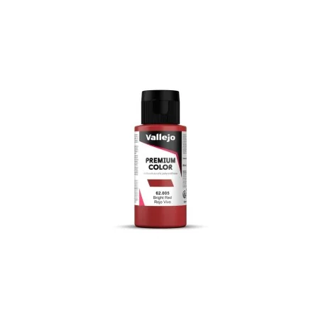 Premium Color: Bright Red 60 ml - Vallejo 62005