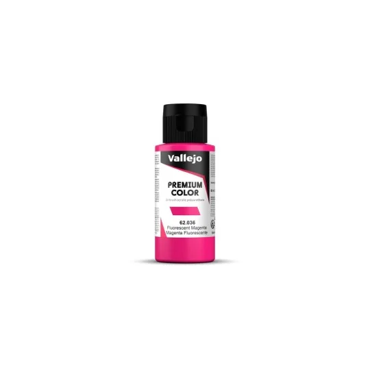 Premium Color: Magenta Fluo 60 ml - Vallejo 62036 Premium Color: Magenta Fluo 60 ml - Vallejo 62036