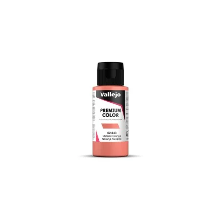 Premium Color: Metallic Orange 60 ml - Vallejo 62043